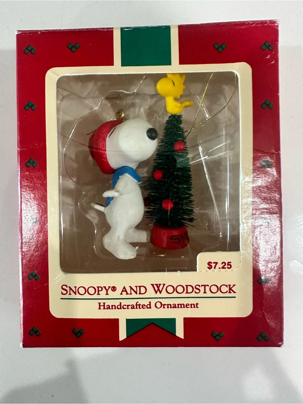 Hallmark Keepsake Ornament 1987 Snoopy & Woodstock Handcrafted QX472-9